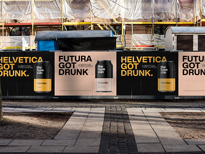 The Type Can - Beer Outdoor Ads.