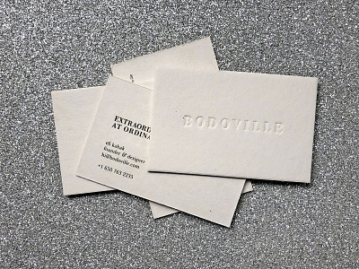 Bodoville - Business Cards ⚪