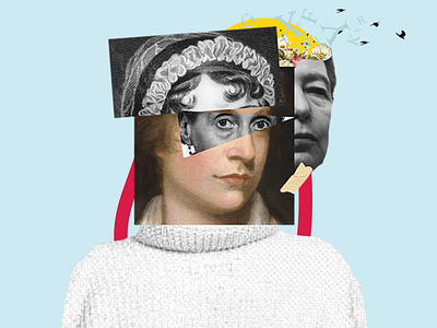 Collage Art / Feminist Authors Squad art article authors collage feminist freedom girls manipulation medium power visual women