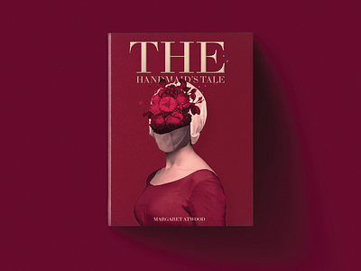 The Handmaid's Tale - Book Cover Art book bouquet cover design flowers handmaids tale margaret atwood print redesign