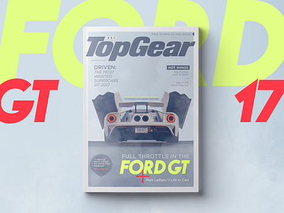 Top Gear Magazine // Concept Issue 2d automobile car composition cover flat ford layout magazine topgear