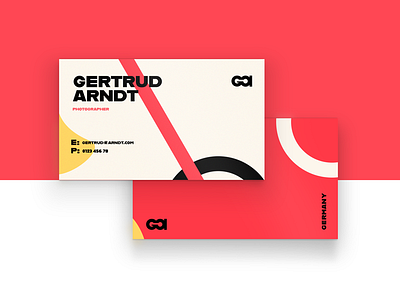Arndt Business Card Design adobe arndt bauhaus business card creativecloud design designer dessau germany