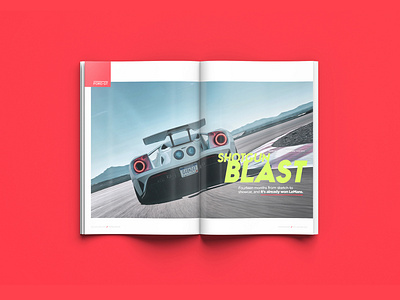 Top Gear Magazine / Editorial Design car design editorial editorial layout editorialdesign ford magazine neon