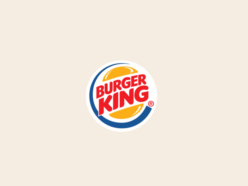 Animated Burger King Logo after effects burger burger king burger king italia king logo logo animation motion simple animation