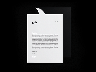 Karolina Golis // letterhead design