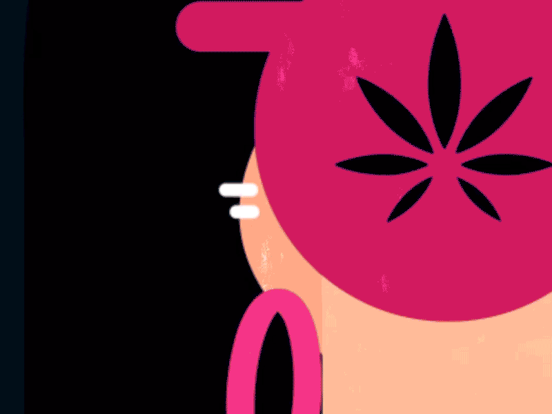 Party Girl Animation motion design illustration instagram party music dance music dance party dance after effects animation 2d