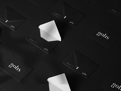 Envelope Design for Golis black bodoville brand brandidentity branding branding agency branding and identity branding design design icon identity design logo simple typography