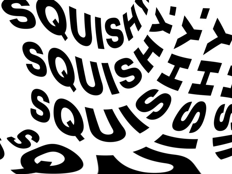 Squishy Kinetic Type & Helvetica 💥