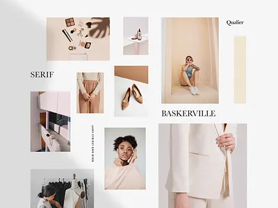 Mood board for Qualier ✨ brand designer branding branding and identity branding concept branding design collage logo logodesign logotype moodboard moodboards qualier stylescape typography