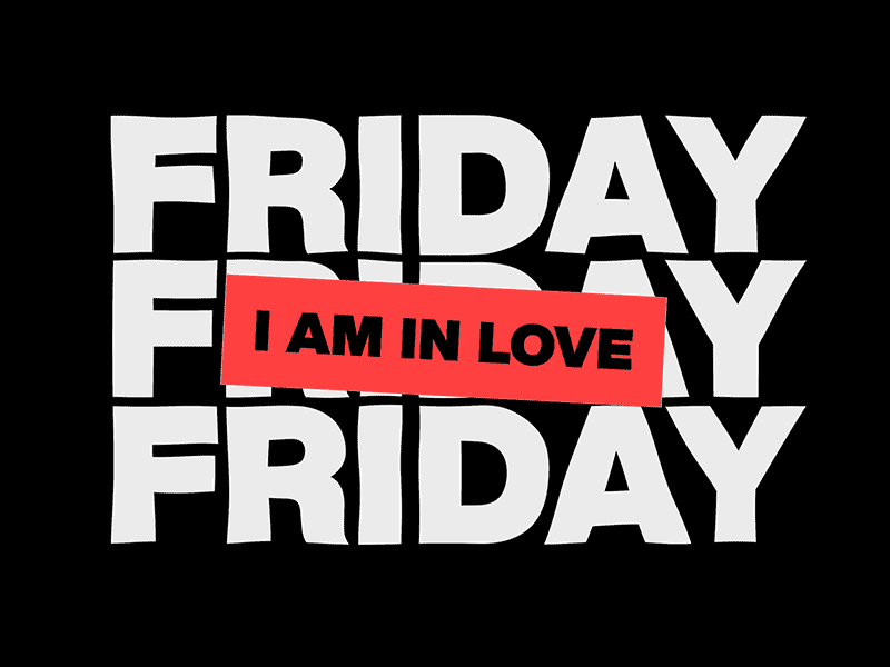 It's friday -- I am in love. 🌠 animation friday friday im in love kinetic kinetic type kinetic typography kinetictype kinetictypography motion motion design motion graphic motion graphics motiongraphics thecure type typeface typo typogaphy typographic typography
