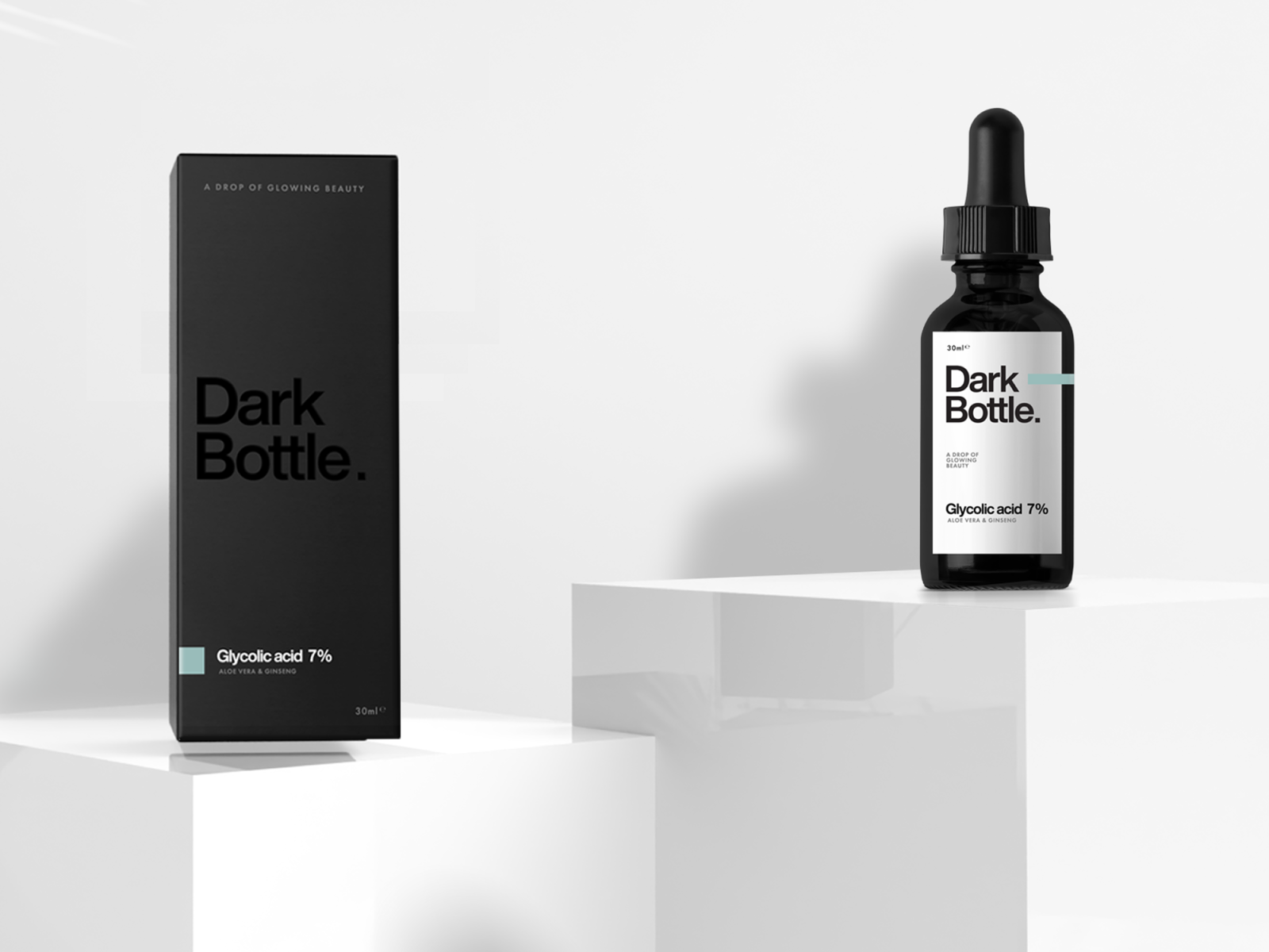 Dark Bottle - Skin Care Packaging #2 by Efi K. on Dribbble