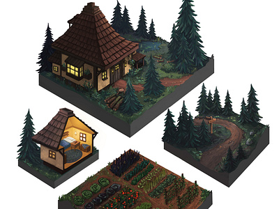 Witch house Isometric