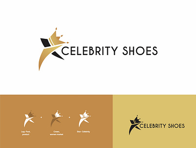 CELEBRITY SHOES app branding celebrity logo celebrity shoes design fashion logo graphic design icon illustration logo shoes logo ui ux vector