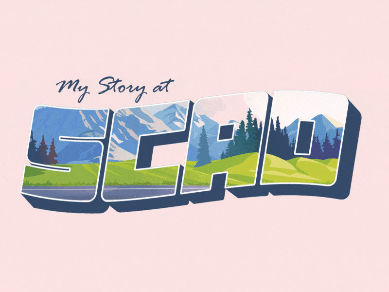 SCAD Story - My Story at SCAD sticker story