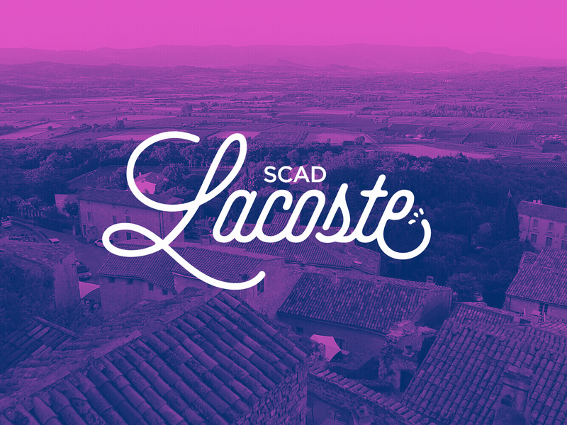 SCAD Lacoste draw on hand animation lettering