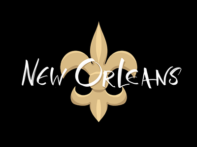 New Orleans Saints. football nfl typography