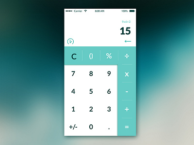 Daily UI #004 - Calculator 004 calculator dailyui