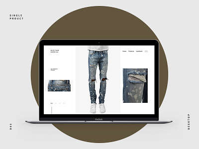 Product Gallery concept design eyes fashion look minimalistic