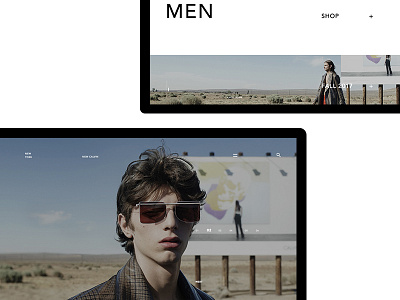 Men Section calvin klein concept design fashion iphone x mobile motion shop ux web