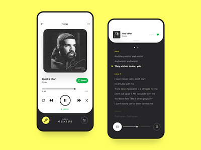 Spotify + Genius Concept