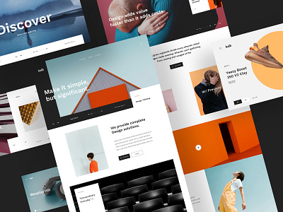 Kalli UI Kit creative design download hero landing minimal sketch ui uikit uikits