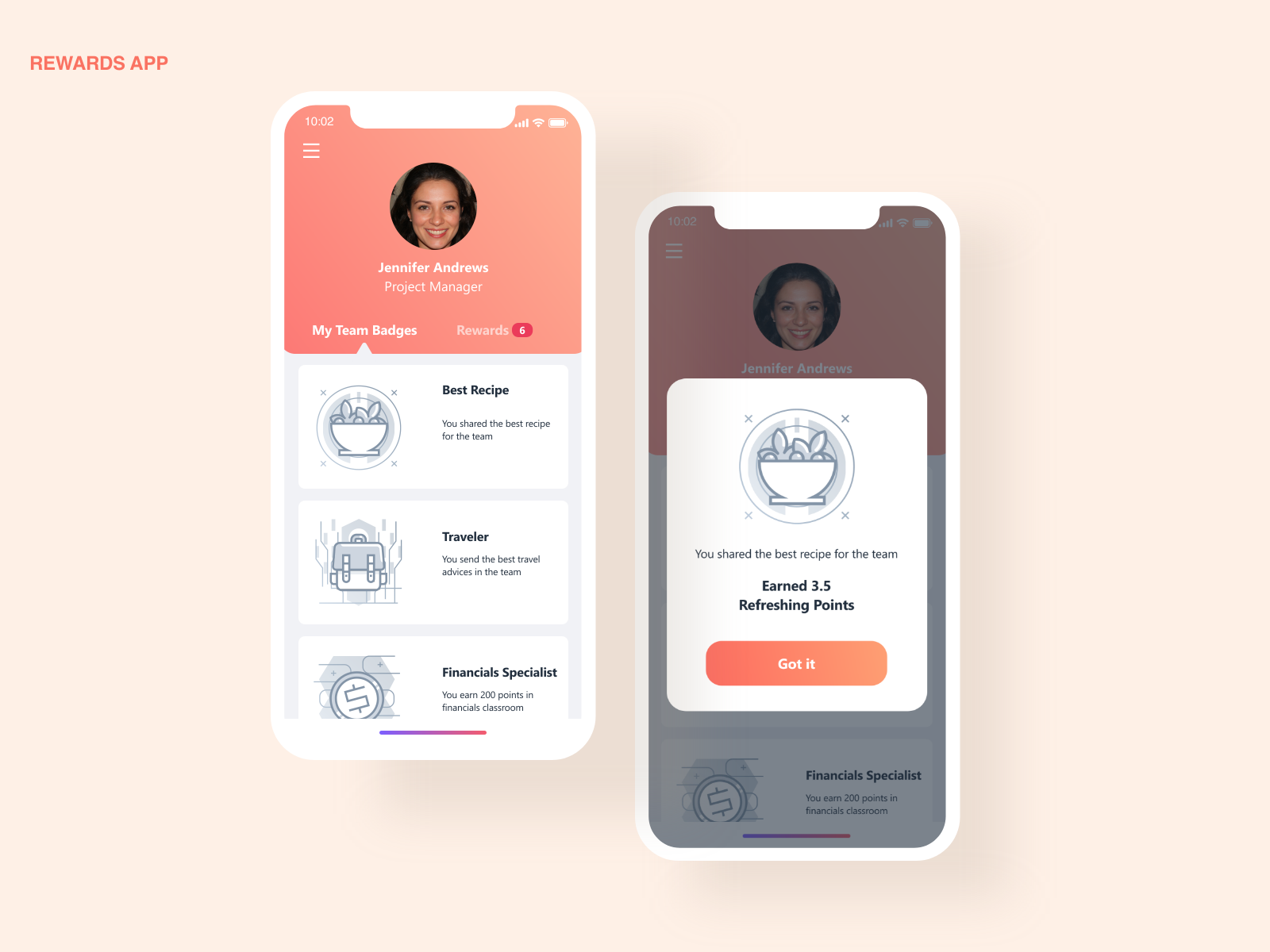 Rewards and rules for gamification project by MR. SALTY on Dribbble