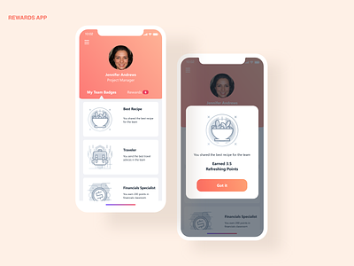 Rewards and rules for gamification project app badges design examples game gamification ilustration interface patterns rewards ui user ux visual design