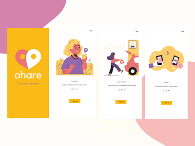 ohare- UI for Order + Sharing apps logo ui