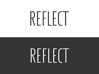 Reflect - Logo design branding graphic design illustration letter mark logo logo design logotype wordmark