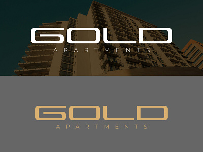 Gold Apartments | Branding branding graphic design letter mark logo logo design logotype minimal logo modern logo monogram real estate logo simple logo wordmark