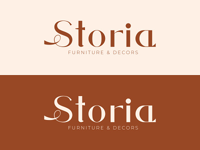 Storia Furniture & Decors brand identity branding custom logo graphic design illustration letter mark logo logo design logotype minimal logo monogram simple logo typography wordmark