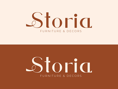 Storia Furniture & Decors brand identity branding custom logo graphic design illustration letter mark logo logo design logotype minimal logo monogram simple logo typography wordmark