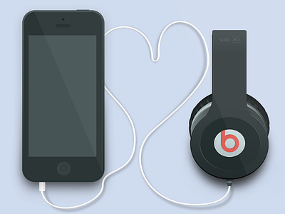 The Perfect Couple beats cable couple headphones iphone iphone5 love monster music psd