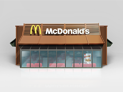 Mini MacDonald's app icon macdonalds realist restaurant