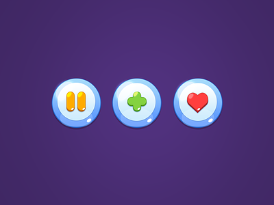 Buttons game button buttons earth game gui icon interface more pause ui