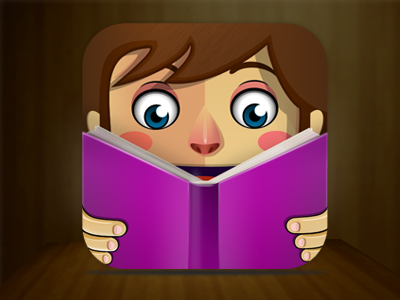 iPhone Book Kids Icon android book icon ipad iphone kids logo read