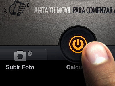 Calculator - tab bar iPhone app design app brown design iphone orange tab bar touch ui