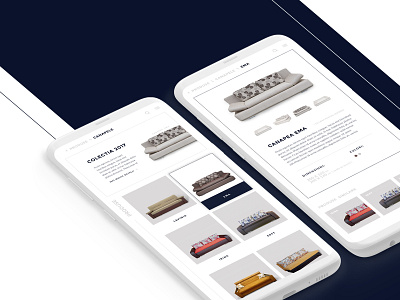 Skymob Web | Mobile - Products app app design blue furniture grey minimalist design mobile mobile app product product catalog ui ui ux design web design