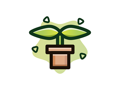 Seedling icon illustration