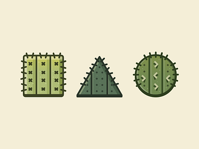 Playing with Cacti cacti illustration simple