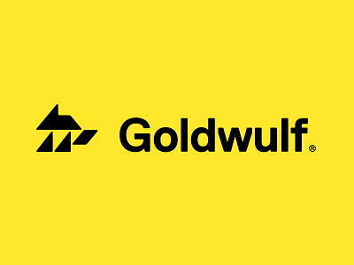 Goldwulf Logotype brand brand design brand identity branding cinematic commercial film icon identity identity designer logo logo design logotype minimal production typography visual identity wolf wordmark