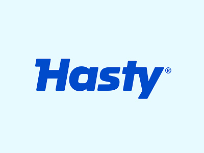 Hasty brand brand design brand identity branding corporate identity courier fast identity identity design lettering logo design logos logotypes minimal typography visual identity wordmark