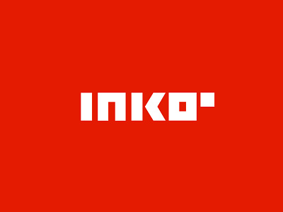 Inko box box brand design brand identity branding identity identity design lettering lettermark logistic logo logo design logotype minimal square typography visual identity wordmark
