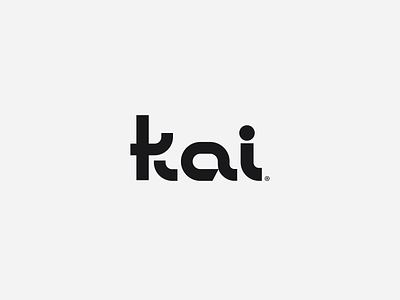 Kai Logo Wordmark bespoke brand branding identity japanese logo logo design logotype minimal sushi typography wordmark