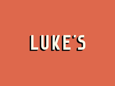 Luke's branding charleston design pizza typography
