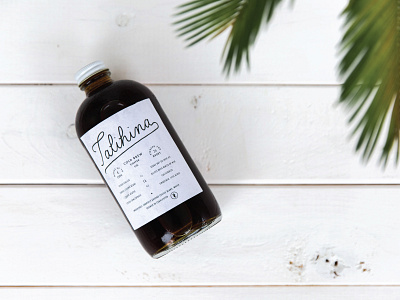 Packaging Prototype coffee cold brew handlettering packaging palm photography script typography