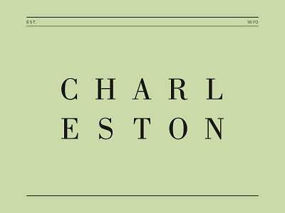 Charleston charleston design history project type typography