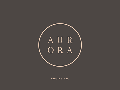 Aurora Social Co. charleston consulting design management social media typography