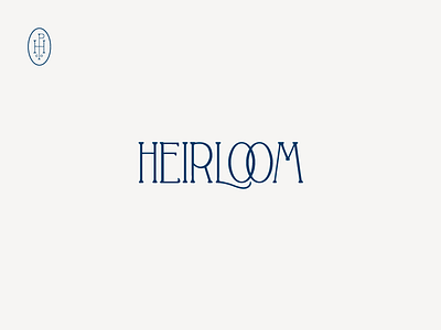 Heirloom branding sub marks typography