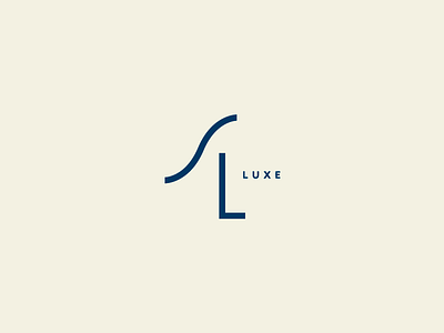 LUXE branding identity logo process sub marks typography wip